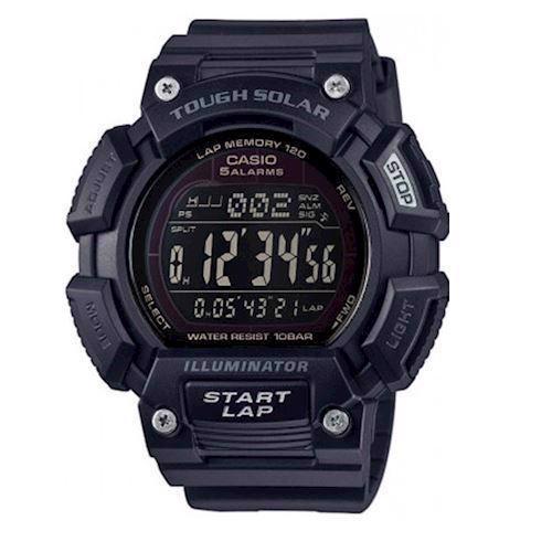 Image of Classic / Retro / Sport sort resin med stål quartz multifunktion med solar power Herre ur fra Casio, STL-S110H-1B2EF